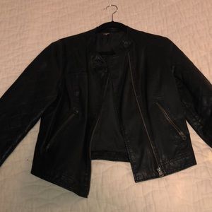 Free people leather jacket